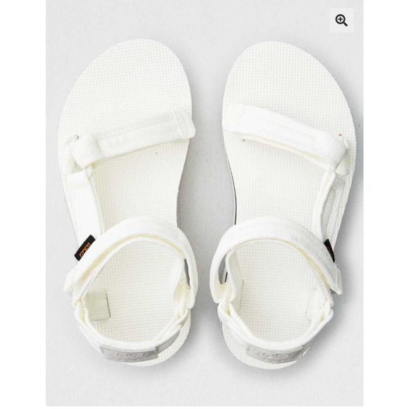 Teva Flatform Universal chunky sandals in bright white | ASOS TEVA Mesh Platform Sandals in Bright White // 10